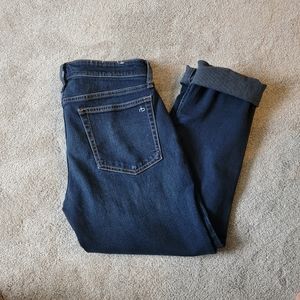 rag & bone Dre Low-Rise Slim Boyfriend Denim Jeans Women's size 26 Dark …